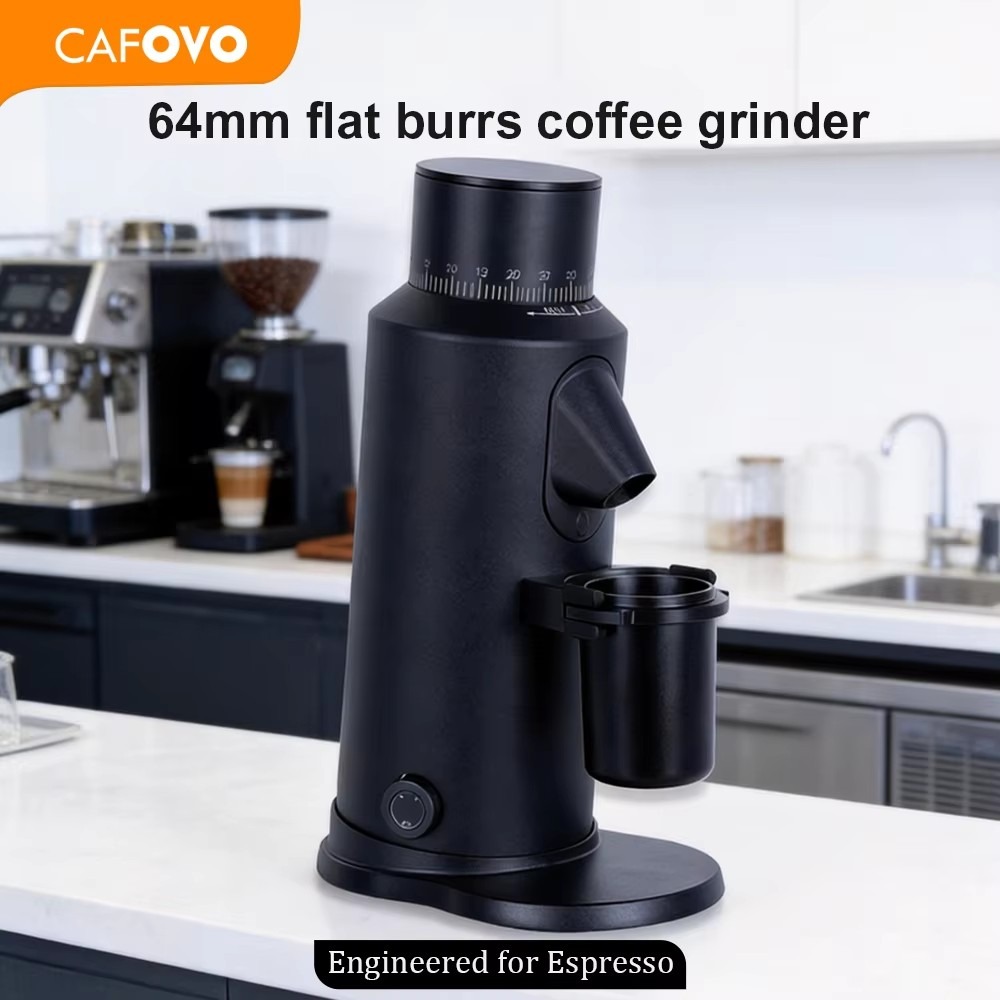 Coffee Grinder Burr Flat - Automatic Single Dose Flat Burr Coffee