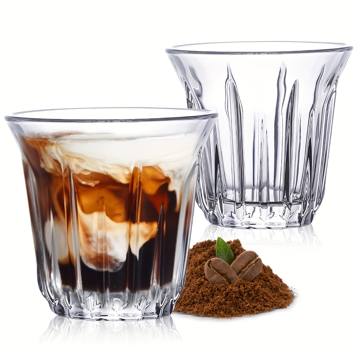 2 Pack Espresso Cups, Clear Gl - Espresso Shot Glass review and price