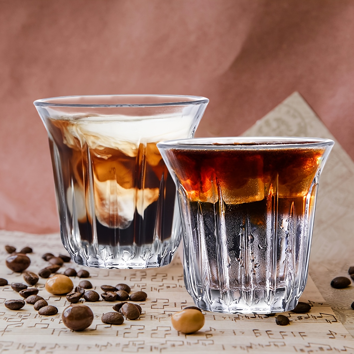 2 Pack Espresso Cups, Clear Gl - Espresso Shot Glass review and price