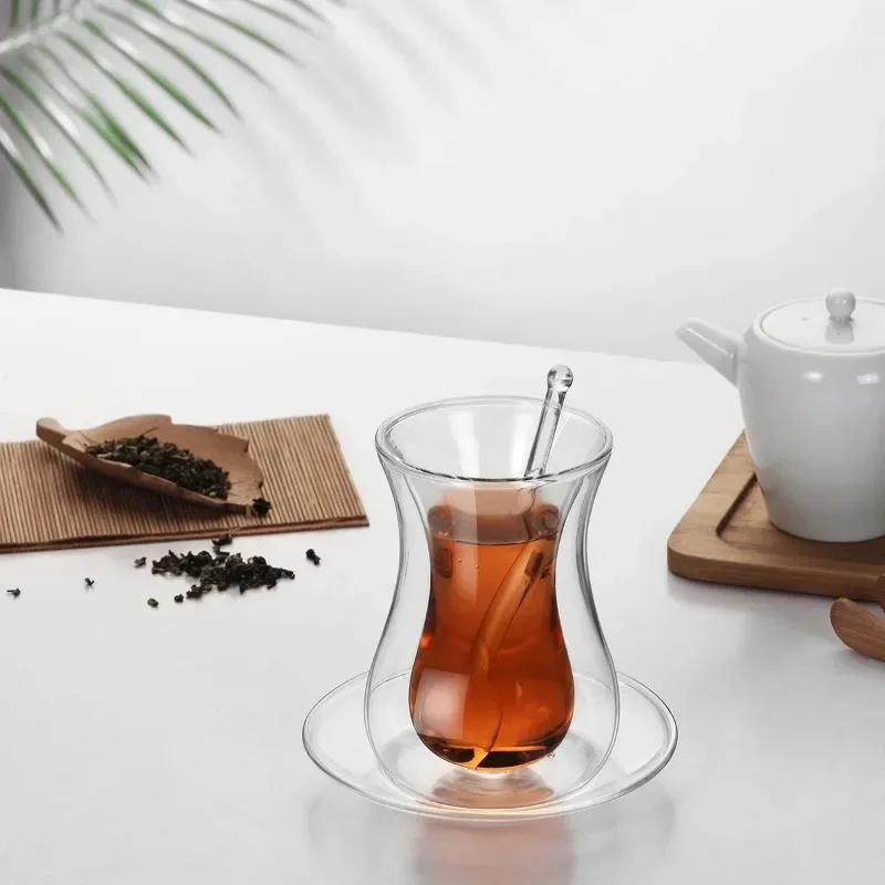 Beauty Black Tea Cup Saucer Te - Espresso Shot Glass review and price