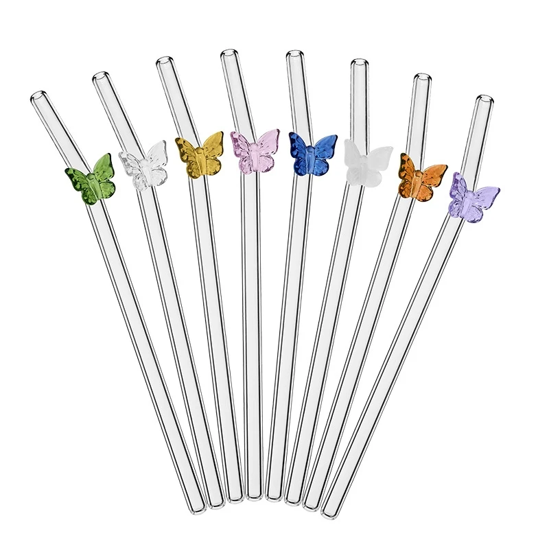 4Pcs Reusable Bow Glass Straws - Espresso Shot Glass review and price