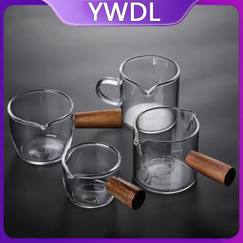 50-250ml Wood Handle Glass Esp - Espresso Shot Glass review and price