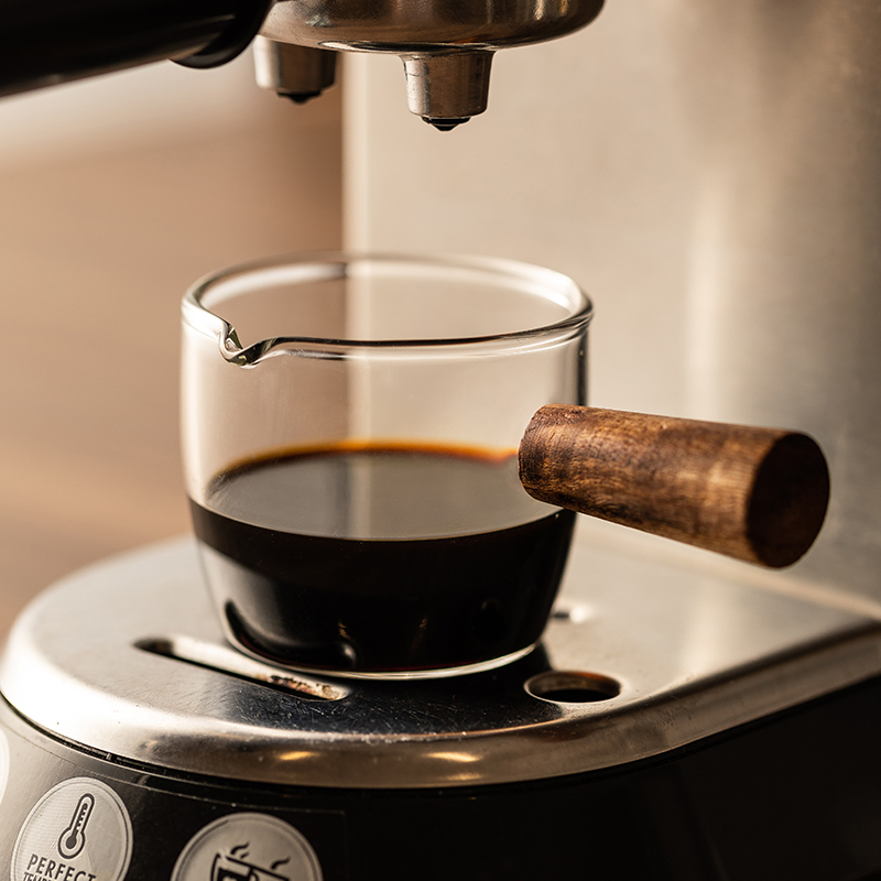 50-250ml Wood Handle Glass Esp - Espresso Shot Glass review and price