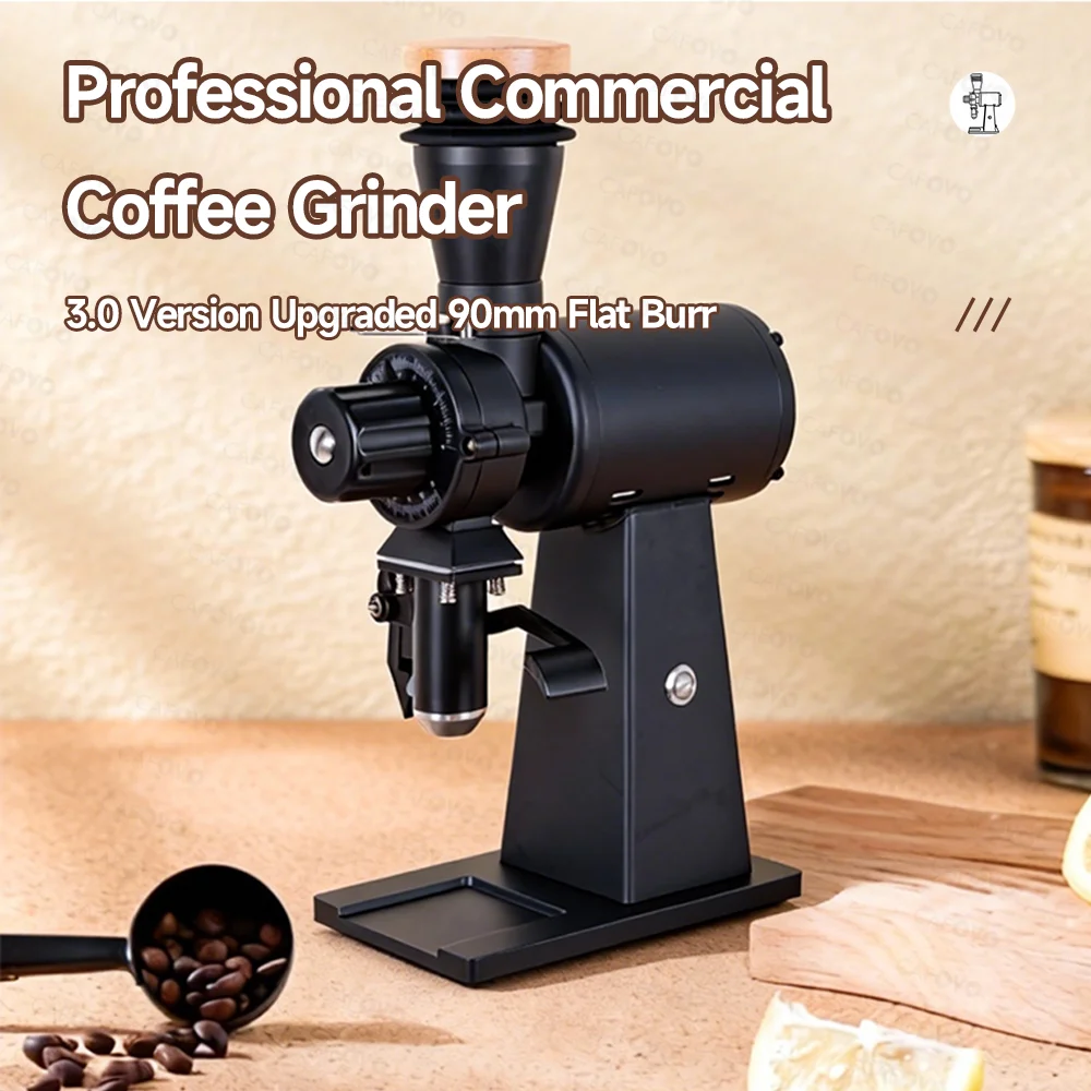 CAFOVO G290F Straight Drop Cof - Coffee Grinder Burr Flat review and price