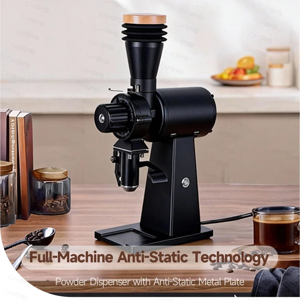 CAFOVO G290F Straight Drop Cof - Coffee Grinder Burr Flat review and price